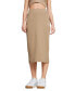 ფოტო #1 პროდუქტის Women's Classics Ribbed Midi Skirt