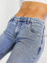 Cotton On – Bootcut-Jeans mit niedrigem Bund in Regenblau