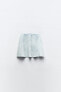 Фото #3 товара Мини-юбка в рубчик с эффектом потертости ZARA