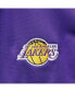 Фото #5 товара Men's Purple, Gold Los Angeles Lakers Big and Tall Pieced Body Full-Zip Track Jacket