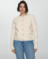 Women's Button Knit Cardigan Синий, XL - фото #9