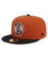 ფოტო #2 პროდუქტის Men's Rust, Black Boston Celtics Two-Tone 59FIFTY Fitted Hat