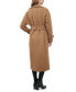 Фото #2 товара Women's Double-Breasted Wool Blend Maxi Coat
