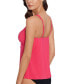 Women's Arya Ruched Tie-Front Tankini Top