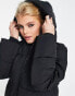 Фото #2 товара Object longline padded coat in black