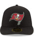Фото #5 товара Men's Black Tampa Bay Buccaneers Omaha Low Profile 59FIFTY Fitted Team Hat