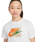 ფოტო #6 პროდუქტის Big Kids Sportswear Cotton Logo Graphic T-Shirt