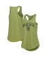 Фото #1 товара Women's Olive Milwaukee Brewers Armed Forces Day Tank Top