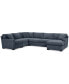 Фото #13 товара Radley 5-Pc. Fabric Chaise Sectional Sofa with Corner Piece, Created for Macy's