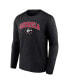 Men's Black Georgia Bulldogs Campus Long Sleeve T-shirt