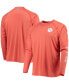 Фото #1 товара Men's Orange Clemson Tigers PFG Terminal Tackle Omni-Shade Long Sleeve T-shirt