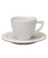 Essentials 4 Oz Porcelain Cup Saucer, Set of 4 - фото #2