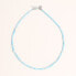 Limited Lusia Necklace - Baby Blue - Silver Голубой - фото #1