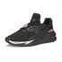 Фото #2 товара Puma Fier Nitro Metallic Lace Up Womens Black Sneakers Casual Shoes 38894101