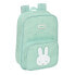 School Bag Miffy Menta Mint 20 x 28 x 8 cm