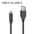 Фото #4 товара PureLink IS2611-010, 1 m, USB C, USB A, USB 3.2 Gen 2 (3.1 Gen 2), Black