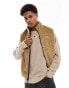 Фото #1 товара Levi's summit sherpa vest in tan