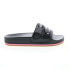 Фото #2 товара Fila Sala 1SM02578-021 Mens Black Synthetic Slip On Slides Sandals Shoes
