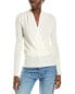 Фото #1 товара Sofiacashmere Modern Faux Wrap Cashmere Sweater Women's