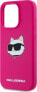 Фото #6 товара Karl Lagerfeld Karl Lagerfeld KLHMP15XSCHPPLF iPhone 15 Pro Max 6.7" różowy/fuschia hardcase Silicone Choupette Head MagSafe