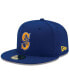 Фото #5 товара Men's Seattle Mariners Alternate 2 Authentic On Field 59FIFTY Fitted Hat