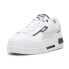 Puma Mayze Crashed Lace Up Womens White Sneakers Casual Shoes 39249502