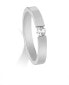 Фото #1 товара Beautiful steel ring with crystal