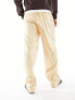 Фото #8 товара ASOS DESIGN wide smart trousers in stone