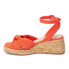 Фото #3 товара BEACH by Matisse Ibiza Espadrille Wedge Womens Orange Casual Sandals IBIZA-867