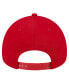 Фото #4 товара Men's Red St. Louis Cardinals Team Color A-Frame 9FORTY Adjustable Hat