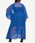 Plus Size Fleetwood Maxi Dress Синий, 12 - фото #2