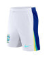 Men's White Brazil National Team 2024 Away Stadium Shorts