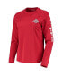 Women's Scarlet Ohio State Buckeyes PFG Tidal Long Sleeve T-shirt