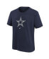Фото #3 товара Футболка для малышей Nike с надписью команды Dallas Cowboys, темно-синяя