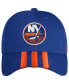 ფოტო #2 პროდუქტის Men's Royal New York Islanders Locker Room Three Stripe Adjustable Hat