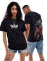 ASOS DESIGN Marvel unisex t-shirt with Venom graphic prints in black