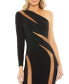 ფოტო #8 პროდუქტის Women's Ieena Rhinestone Strap Satin Mini Dress