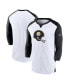 Фото #1 товара Men's White, Black Pittsburgh Steelers Rewind 3/4-Sleeve T-shirt