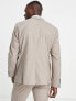 Selected Homme slim fit suit jacket in sand