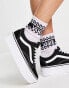 Vans Old Skool Stackform trainers in black and white