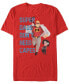 Disney Pixar Men's Incredibles Super Dads No Capes, Short Sleeve T-Shirt Красный, L - фото #1