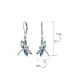 Dainty Butterfly Dragonfly Firefly Garden Rainbow Abalone Iridescent Shell Inlaid Drop Lever back Dangle Earrings For Women Sterling Silver