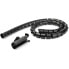 Фото #1 товара StarTech.com 1.5 m (4.9 ft.) Cable-Management Sleeve - Spiral - 45 mm (1.8 in.) Diameter - Cable sleeve - Polyethylene (PE) - Black