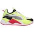 Фото #1 товара Puma RsX E Lights Lace Up Womens White Sneakers Casual Shoes 382976-01