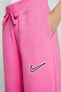 Фото #4 товара Sportswear Phoenix Fleece Yüksek Belli Oversize Kesim Pembe Kadın Eşofman Altı