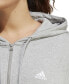 Фото #4 товара Толстовка Adidas Plus Size из хлопка с капюшоном и логотипом