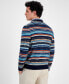 ფოტო #4 პროდუქტის Men's Stripe Merino Crewneck Sweater, Created for Macy's