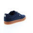 DC Anvil 303190-NGM Mens Blue Suede Lace Up Skate Inspired Sneakers Shoes