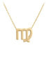 Gold plated necklace with pendant Virgo SVLN0195XH2GOPA