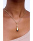 ფოტო #2 პროდუქტის Glass Dash Necklace Charm & Mini Ellipse Necklace Set